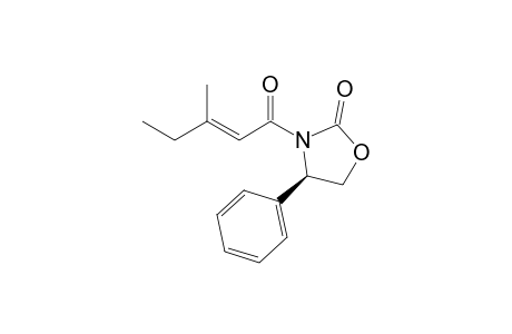 N-(3'-Methylpent-2'-enoyl)-4(R)-phenyloxazolidin-2-one