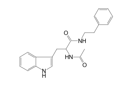 2-Acetamido-3-(1H-indol-3-yl)-N-phenethyl-propionamide