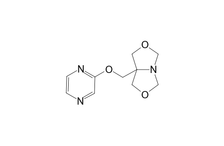 2-[(3,7-Dioxa-r-1-azabicyclo[3.3.0]oct-c-5-yl)methoxy]pyrazine