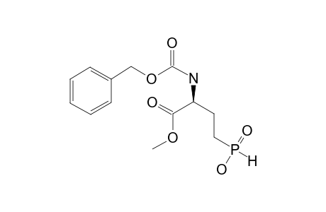 METHYL__(2-S)-2-(N-BENZYLOXYCARBONYL)-AMINO-4-[(HYDROXY)-PHOSPHINYL]-BUTANOATE