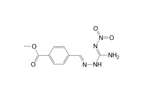 4-[(E)-[(E)-[amino(nitramido)methylene]hydrazono]methyl]benzoic acid methyl ester