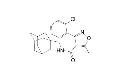 N-(1-adamantylmethyl)-3-(2-chlorophenyl)-5-methyl-1,2-oxazole-4-carboxamide
