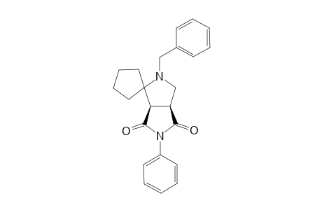 (6'aR*,3'aS*)-Dihydro-5'-phenyl-2'-(phenylmethyl)-spiro[cyclopentane-1,1'(2'H)-pyrrolo[3,4-c]pyrrol]-4',6'(3'H,5'H)-dione