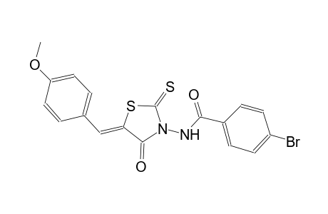 benzamide, 4-bromo-N-[(5Z)-5-[(4-methoxyphenyl)methylene]-4-oxo-2-thioxothiazolidinyl]-