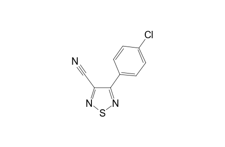 4-(4-Chlorophenyl)-1,2,5-thiadizole-3-carbonitrile