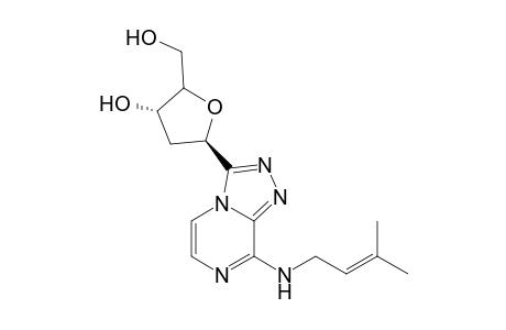 8-(3-Methyl-2-butenylamino)-3-(2'-deoxy-.beta.-D-erythro-pentofuranosyl)-S-triazolo[4,3-a]pyrazine