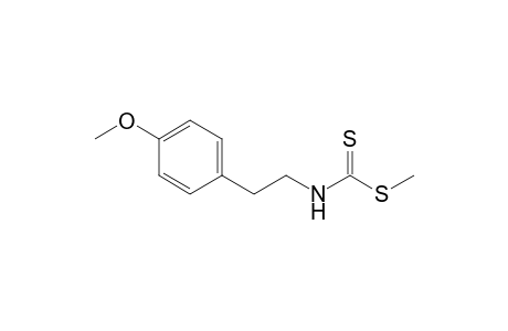 Methyl N-[2-(4-methoxyphenyl)ethyl]carbamodithioate