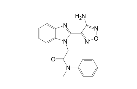 1H-1,3-Benzimidazole-1-acetamide, 2-(4-amino-1,2,5-oxadiazol-3-yl)-N-methyl-N-phenyl-