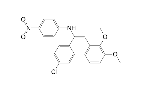 Benzenemethanamine, 4-chloro-.alpha.-[(2,3-dimethoxyphenyl)methylene]-N-(4-nitrophenyl)-