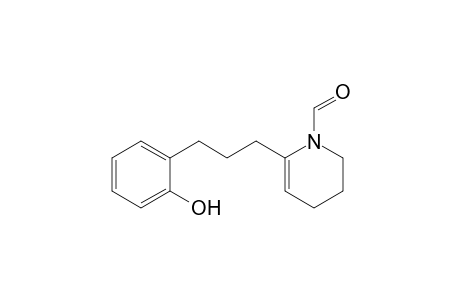 6-[3-(2-hydroxyphenyl)propyl]-3,4-dihydro-2H-pyridine-1-carbaldehyde