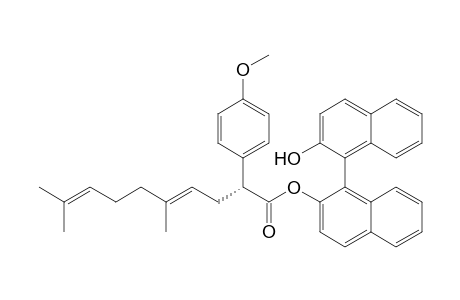 (R)-(+)-2'-Hydroxy-1,1'-binaphthyl-2-yl (2R)-2-(4-methoxyphenyl)-5,9-dimethyldeca-4,8-dienoate