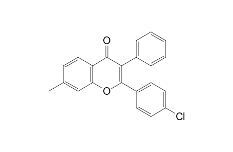 2-(4-Chlorophenyl)-7-methyl-3-phenyl-4H-chromen-4-one