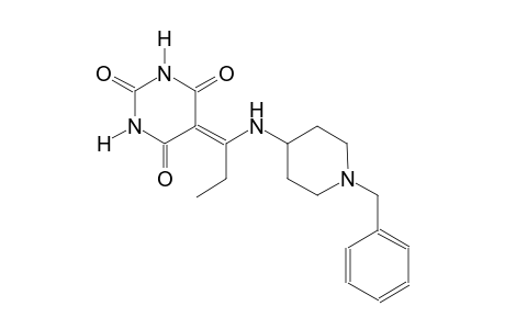 5-{1-[(1-benzyl-4-piperidinyl)amino]propylidene}-2,4,6(1H,3H,5H)-pyrimidinetrione