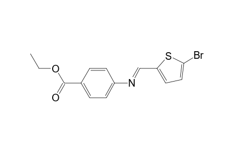 4-[(5-Bromo-thiophen-2-ylmethylene)-amino]-benzoic acid ethyl ester