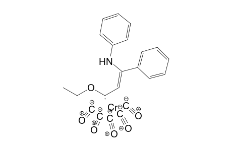 Pentacarbonyl[1-ethoxy-3-phenyl-3-(phenylamino)-(Z)-2-propenyliden]chromium