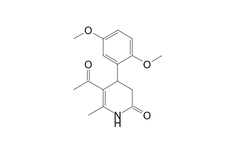5-acetyl-4-(2,5-dimethoxyphenyl)-6-methyl-3,4-dihydropyridin-2(1H)-one