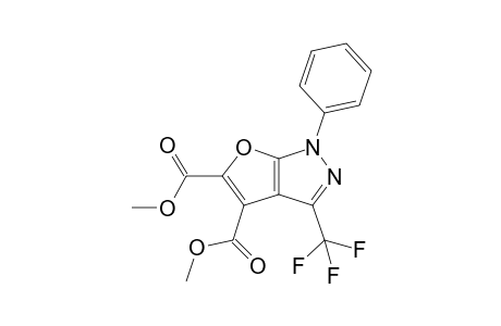 Dimethyl 1-phenyl-3-(trifluoromethyl)-1H-furo[2,3-c]pyrazole-4,5-dicarboxy-late