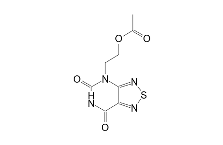 [1,2,5]thiadiazolo[3,4-d]pyrimidine-5,7(4H,6H)-dione, 4-[2-(acetyloxy)ethyl]-