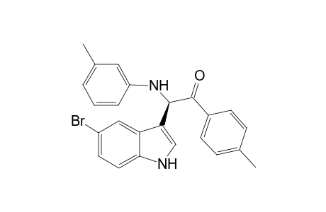 2-(5-Bromo-1H-indol-3-yl)-1-p-tolyl-2-(m-tolylamino)ethanone