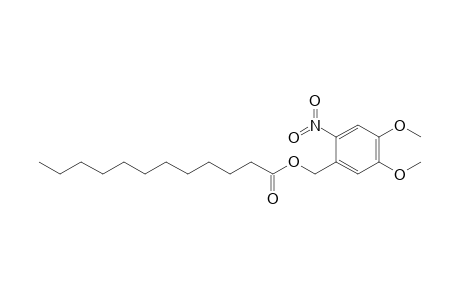 (4,5-dimethoxy-2-nitro-phenyl)methyl dodecanoate