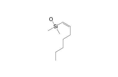 (Z)-DIMETHYL-(1-HEPTENYL)-SILANOL