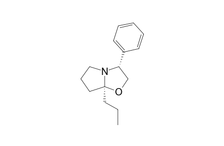 (3R,7aS)-3-phenyl-7a-propyl-3,5,6,7-tetrahydro-2H-pyrrolo[2,1-b][1,3]oxazole