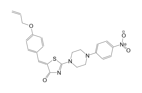 (5Z)-5-[4-(allyloxy)benzylidene]-2-[4-(4-nitrophenyl)-1-piperazinyl]-1,3-thiazol-4(5H)-one