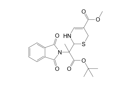 t-Butyl 2-[5'-(methoxycarbonyl)-3,6-dihydro-2H-1',3'-thiazin-2'-yl]-2-phthalimidopropanoate