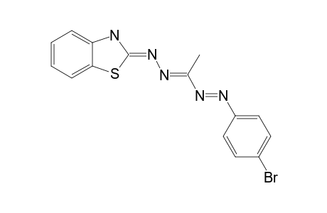 1-(4-BROMOPHENYL)-3-METHYL-5-(2-BENZOTHIAZOLYL)-FORMAZAN