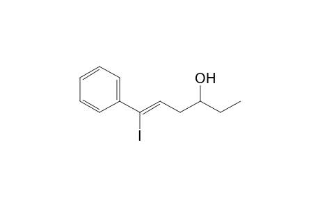 6-Iodo-6-phenylhex-5-en-3-ol