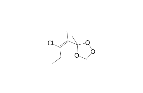 3-[(1E)-2-Chloro-1-methyl-1-butenyl]-3-methyl-1,2,4-trioxolane