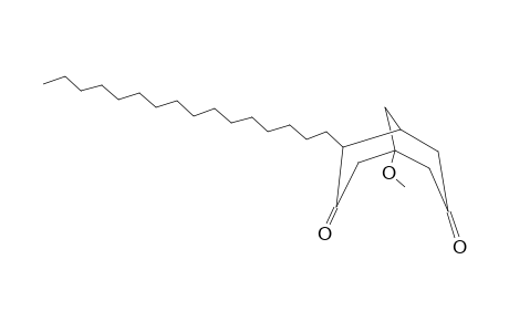 (+/-)-ENDO-4-HEXADECYL-1-METHOXYBICYCLO-[3.3.1]-NONANE-3,7-DIONE