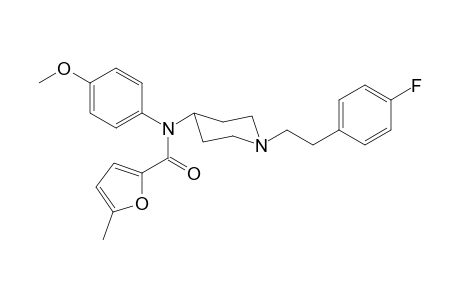 N-(1-[2-(4-Fluorophenyl)ethyl]piperidin-4-yl)-N-(4-methoxyphenyl)-5-methylfuran-2-carboxamide