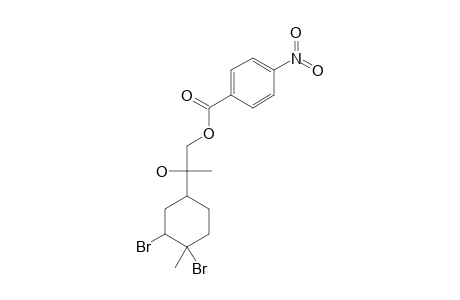 (1S,2S,4R,8S)-1,2-Dibromo-8-hydroxy-P-menth-9-yl-4'-nitrobenzoate
