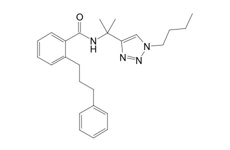 N-[2-(1-n-Butyl-1H-1,2,3-triazol-4-yl)propan-2-yl]-2-(3-phenylpropyl)benzamide