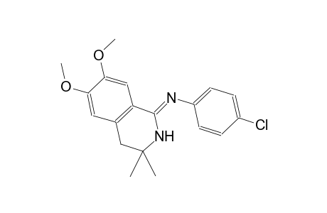 benzenamine, 4-chloro-N-[(1Z)-3,4-dihydro-6,7-dimethoxy-3,3-dimethylisoquinolinylidene]-