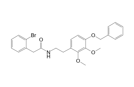 2-(2-Bromophenyl)-N-(4-benzyloxy-2,3-dimethoxyphenethyl)acetamide