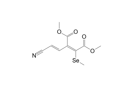 (E)-2-[(E)-2-cyanoethenyl]-3-(methylseleno)-2-butenedioic acid dimethyl ester