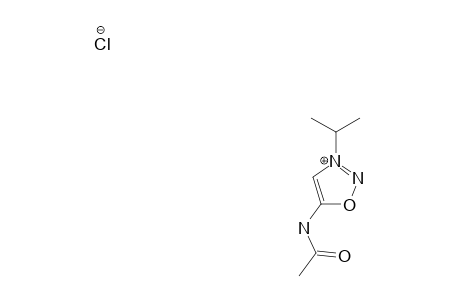 3-ISOPROPYL-5-ACETYLAMINO-1,2,3-OXADIAZOLE_CHLORIDE