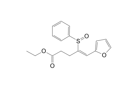 4-Phenylsulfoxo-5-(2-furyl)-4-pentanoic acid ethyl ester