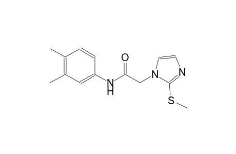 N-(3,4-Dimethyl-phenyl)-2-(2-methylsulfanyl-imidazol-1-yl)-acetamide