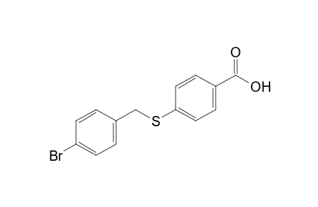 4-[(4-bromobenzyl)thio]benzoic acid