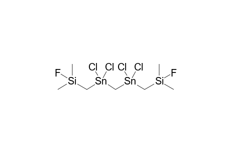 Bis{dichloro[(dimethylfluorosilyl)methyl]stannyl}methane