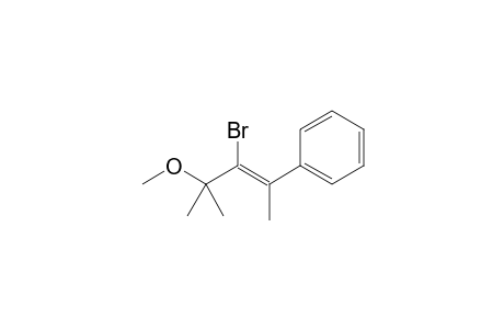 3-Bromo-4-methoxy-4-methyl-2-phenylpent-2-ene