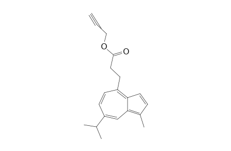 7-ISOPROPYL-1-METHYL-4-(2-PROPYNOXYCARBONYL-ETHYL)-AZULENE
