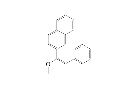 Naphthalene, 2-(1-methoxy-2-phenylethenyl)-, (E)-