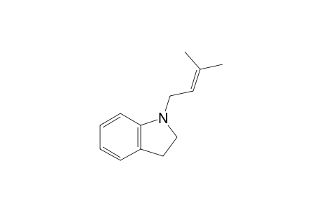 1-(3-Methylbut-2-en-1-yl)indoline