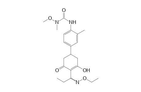 Urea, N'-[4-[4-[1-(ethoxyimino)propyl]-3-hydroxy-5-oxo-3-cyclohexen-1-yl]-2-methylphenyl]-N-methoxy-N-methyl-