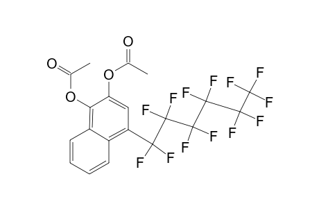 1,2-Diacetoxy-4-perfluorohexylnaphthalene