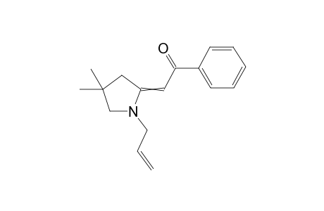 2-(1-allyl-4,4-dimethylpyrrolidin-2-ylidene)-1-phenylethanone